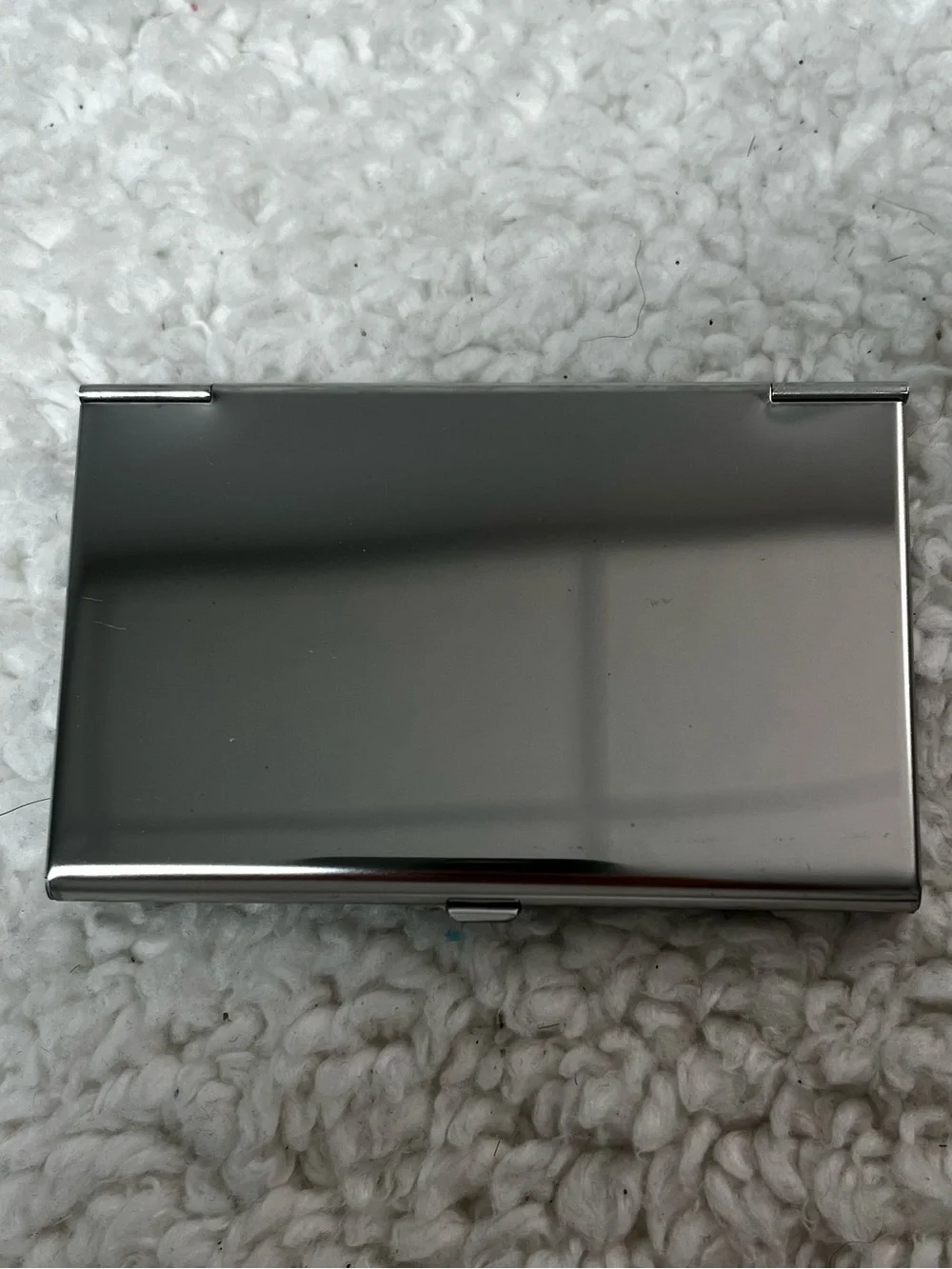 Lucy Lu Designs Owl Stainless Business Card Case